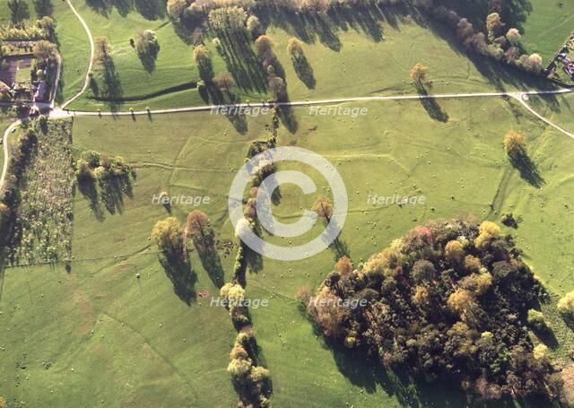 Earthworks at Hillend Cottages, Eastnor, Herefordshire, 1999. Artist: Unknown.