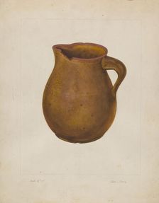 Earthen Pitcher, 1935/1942. Creator: Clyde L. Cheney