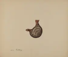 Earthenware Bird, c. 1940. Creator: Aaron Fastovsky