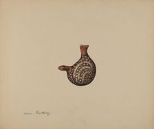 Earthenware Bird, c. 1940. Creator: Aaron Fastovsky
