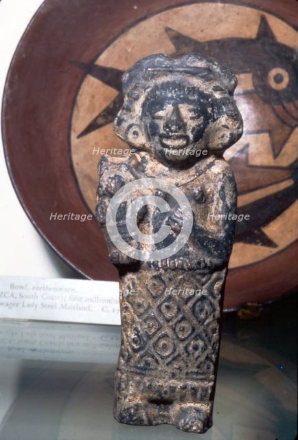 Earthenware Figure, Late Aztec, Mexico,  15th or 16th century. Artist: Unknown.