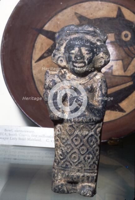 Earthenware Figure, Late Aztec, Mexico,  15th or 16th century. Artist: Unknown.