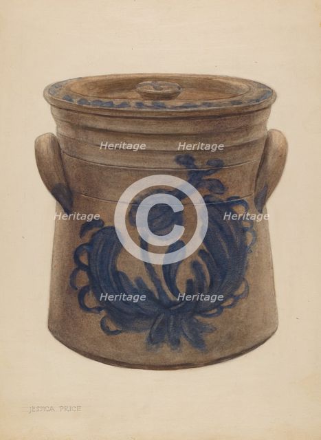 Earthenware Jar, 1935/1942. Creator: Jessica Price.