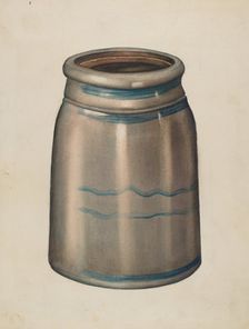 Earthenware Jar, 1935/1942. Creator: Unknown