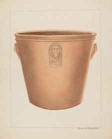 Earthenware Jar, c. 1937. Creator: Annie B Johnston