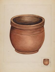 Earthenware Pot, 1936. Creator: Anna Aloisi