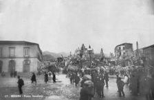 Earthquake damage in the Piazza Cavallotti, Messina, Sicily, Italy, December 1908