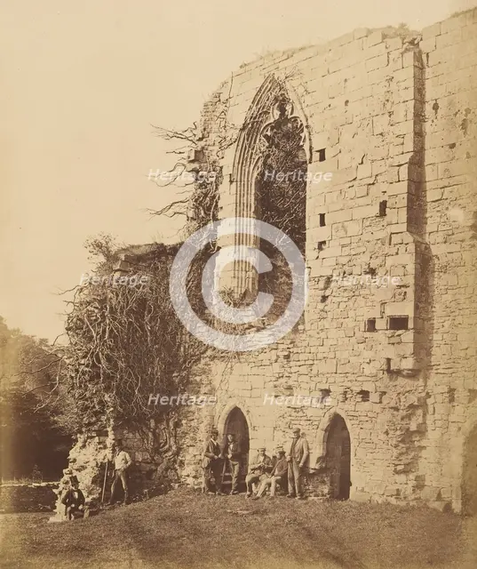 Easby Abbey. From the East, 1850s. Creator: Joseph Cundall.