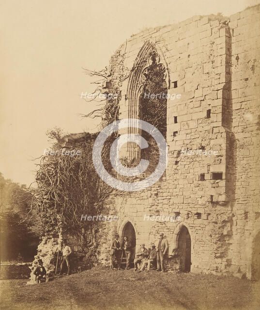 Easby Abbey. From the East, 1850s. Creator: Joseph Cundall.