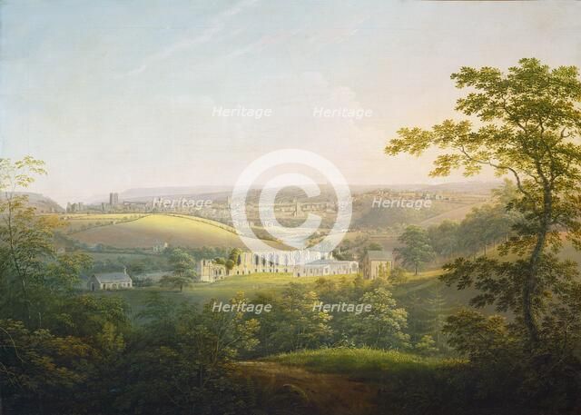 Easby Abbey, near Richmond, c. 1821/1854. Creator: George Cuitt.