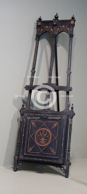 Easel, 1870/80. Creator: Unknown.