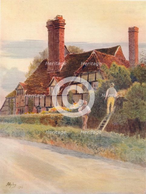 'Eashing Farm',1911, (1914). Artist: James S Ogilvy.