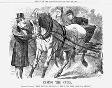 Easing The Curb 1869. Creator: John Tenniel