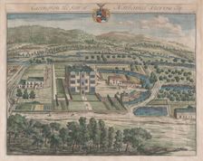 Easington, The Seat of Nathaniel Stevens, [1712] reissued 1768. Creator: Johannes Kip