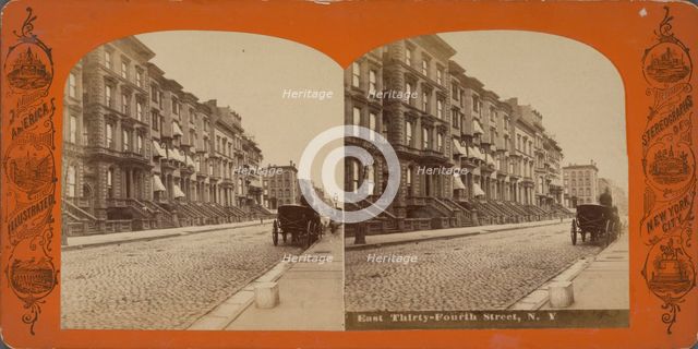 East 34th Street, N.Y., c1850-1930. Creator: Unknown.