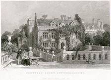 East terrace, Newstead Abbey, Nottinghamshire, 1838. Creator: D Buckle