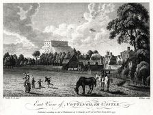 East view of Nottingham Castle, Nottinghamshire, 1777. Artist: William Watts