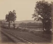 East View of Standing Stone, c. 1895. Creator: William H Rau