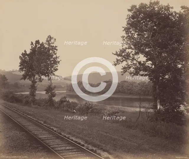 East View of Standing Stone, c. 1895. Creator: William H Rau.