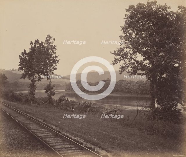 East View of Standing Stone, c. 1895. Creator: William H Rau.