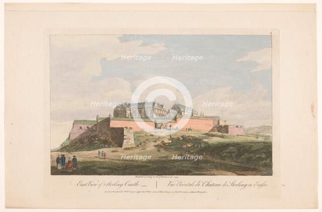 East view of Sterling Castle, Scotland, 1753. Creator: Paul Sandby.