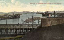 East Waterway and Harbor Island, Seattle, Washington, USA, 1911