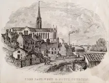 East, West and South Churches, Aberdeen, c1860s. Creator: Unknown