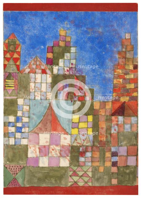 East-West Buildings, 1928. Creator: Klee, Paul (1879-1940).