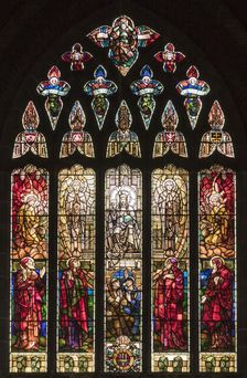 East window, All Saints Church, Leek Road, Hanley, Stoke-on-Trent, 2018. Creator: Steven Baker