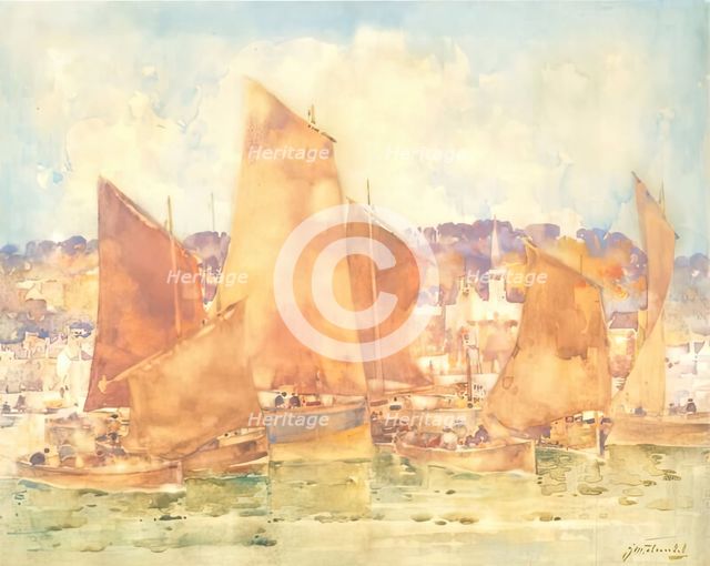 East Coast Harbour, c1890s. Creator: James Watterson Herald.