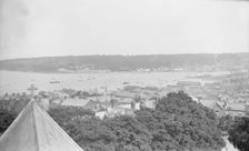 East Cowes from St Mary's Church, Isle of Wight, c1935. Creator: Kirk & Sons of Cowes