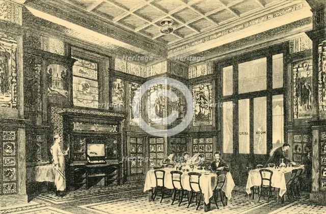 'East Dining or Grill Room', c1860s, (1881).  Creator: John Watkins.