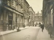 East end of Jewin Street, London, c1920. Artist: Anon