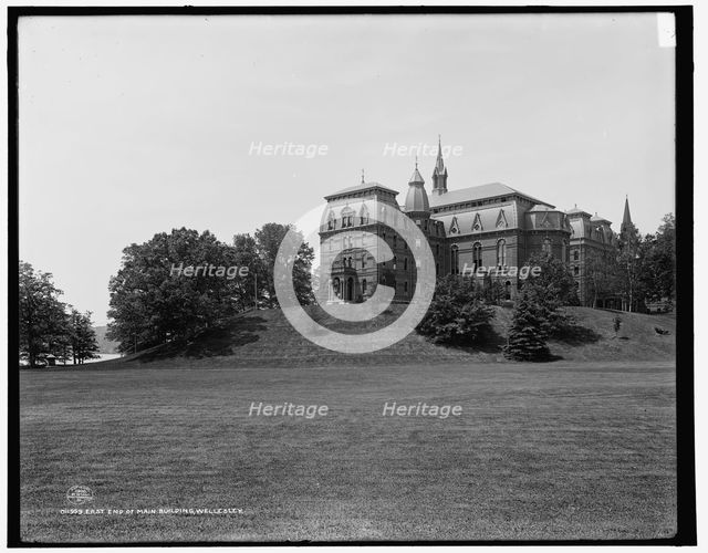 East end of main building, Wellesley, c1900. Creator: Unknown.
