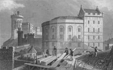 East End of the Bridewell, and Jail Governor's House, Edinburgh 1829. Artist: William Tombleson