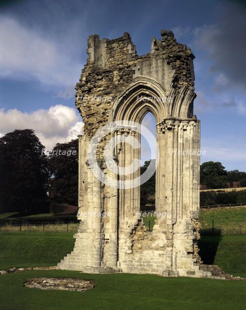 East end of the church, Kirkham Priory, North Yorkshire, 1993. Artist: Unknown