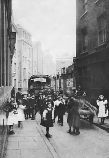East End street scene, London, 1912. Creator: Unknown