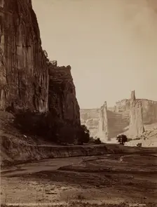 East Fork, De Chelley River, De Chelley Canon, Arizona, late 19th-early 20th century. Creator: John Karl Hillers
