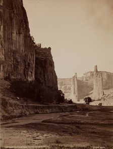 East Fork, De Chelley River, De Chelley Canon, Arizona, late 19th-early 20th century. Creator: John Karl Hillers