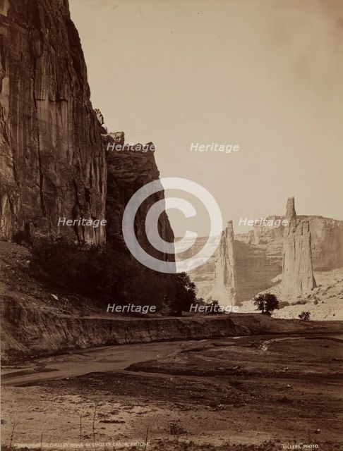 East Fork, De Chelley River, De Chelley Canon, Arizona, late 19th-early 20th century. Creator: John Karl Hillers.