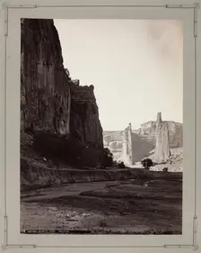 East Fork, de Chelly River, Arizona, 1879-1881. Creator: John K. Hillers (American, 1843-1925)