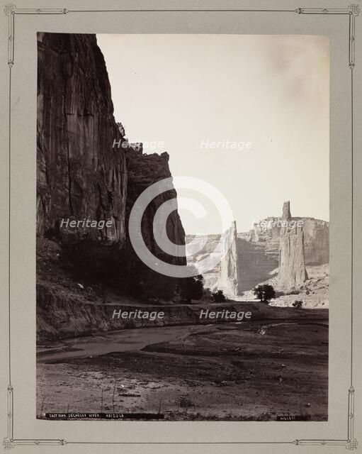 East Fork, de Chelly River, Arizona, 1879-1881. Creator: John K. Hillers (American, 1843-1925).