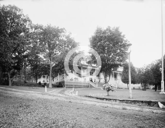 East front, Marion Hotel, on Lake George, N.Y., between 1900 and 1910. Creator: Unknown.