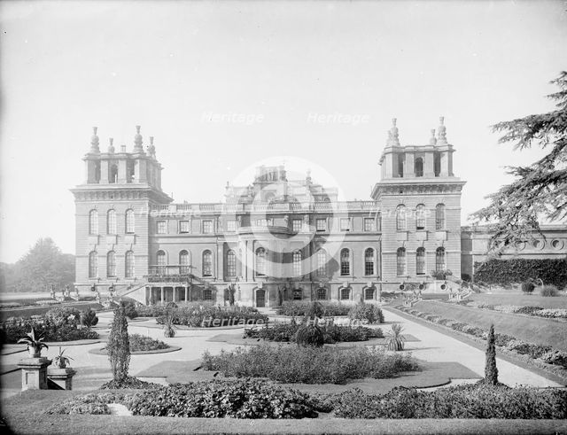 East front of Blenheim Palace, Woodstock, Oxfordshire, 1890. Artist: Henry Taunt