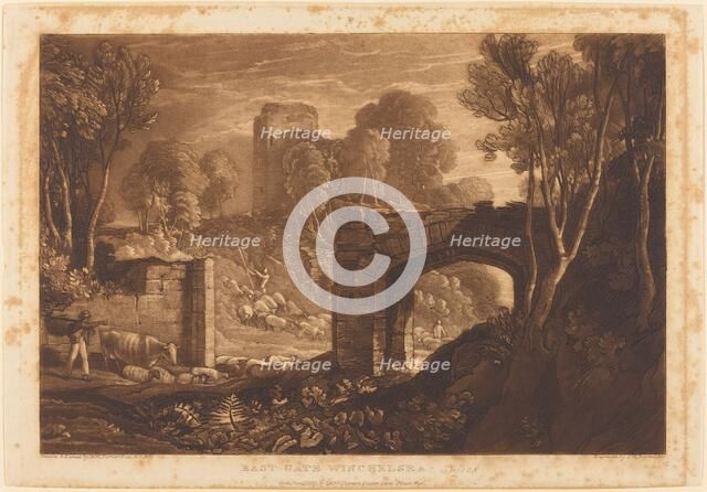 East Gate, Winchelsea, published 1819. Creator: JMW Turner.