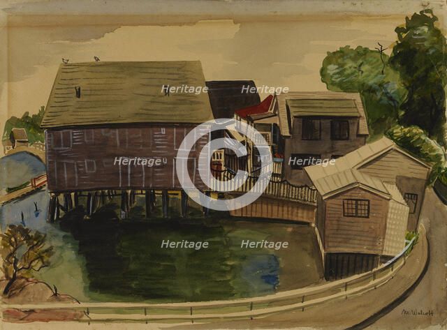 East Gloucester #1, n.d. Creator: Muriel Walcoff.