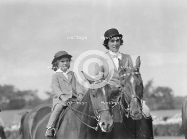 East Hampton horse show, 1934. Creator: Arnold Genthe.