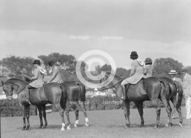 East Hampton horse show, 1934. Creator: Arnold Genthe.