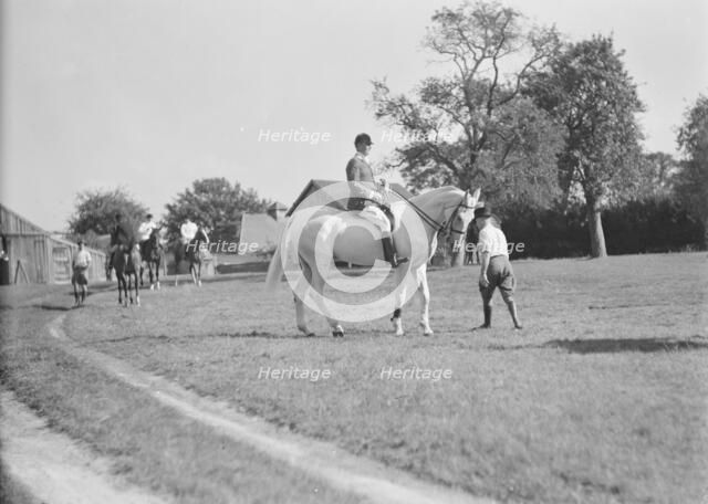 East Hampton horse show, 1936. Creator: Arnold Genthe.