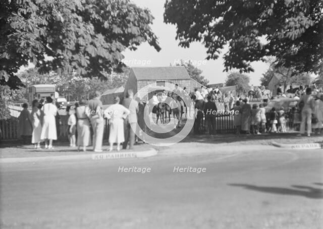 East Hampton horse show, 1936. Creator: Arnold Genthe.